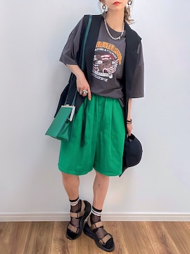 kuuuuraさん（レディース・158cm）の春コーディネート
