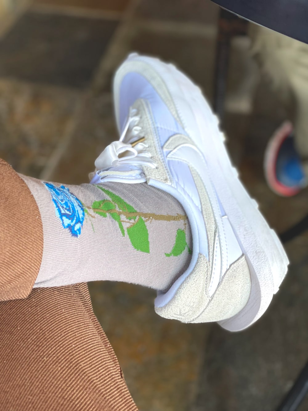 「シンプル、Paul Smith、NIKE」｜「Paul Smithのアイテム（ソックス/靴下、グレー系）」を使った、ζζζζさん（メンズ・168cm）の秋コーディネートの1枚目の写真