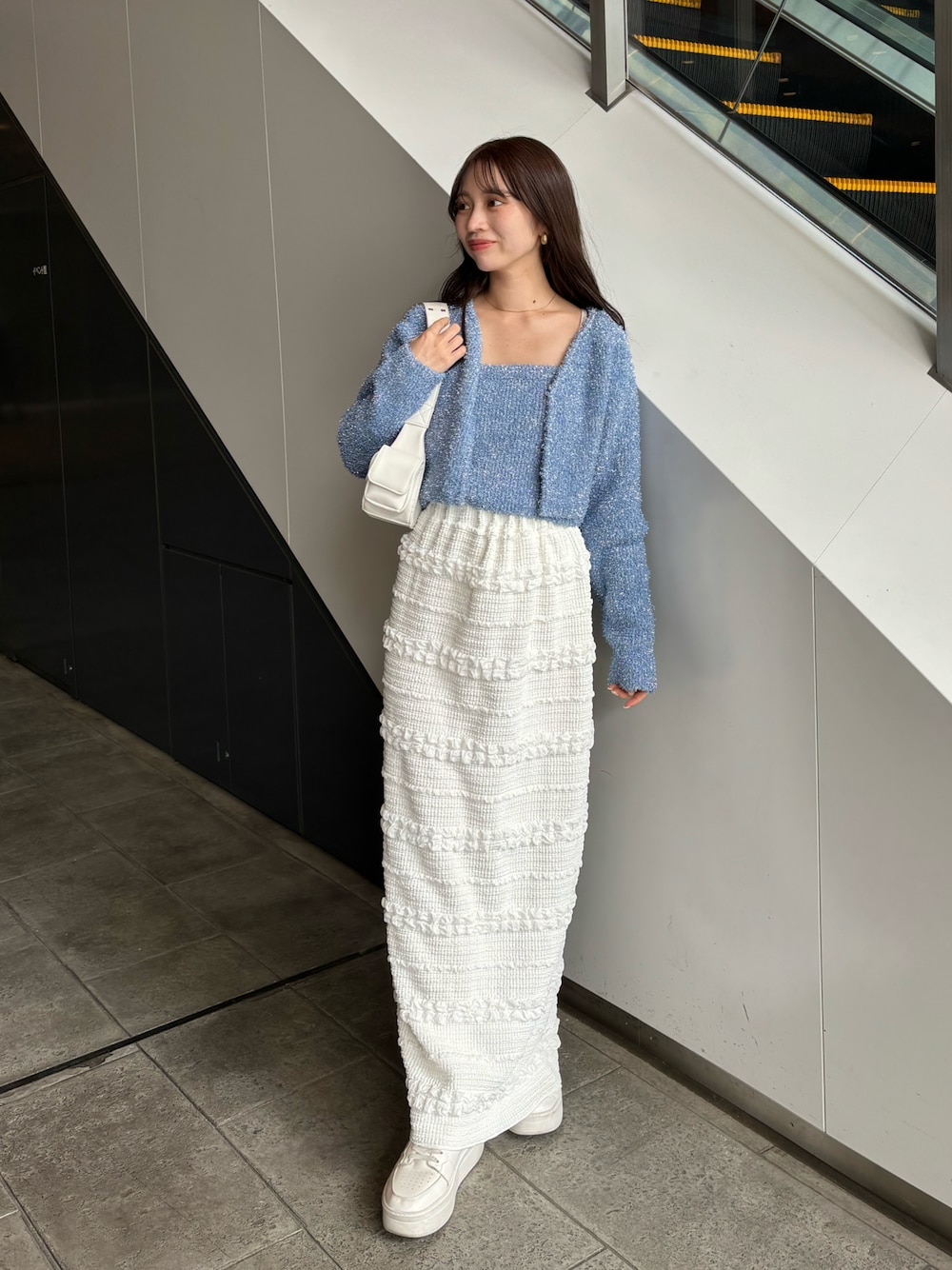 3way】レースマルチWAYカットスカートを使った人気ファッション