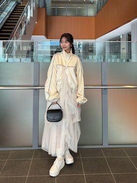 「Chico（チコ）のアイテム（ブルゾン）」を使った、mayoさん（レディース・153cm）の冬コーディネート