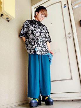 「ammy.（エイミードット）のアイテム」を使った、凜ノ助さん（メンズ・165cm）の夏コーディネート