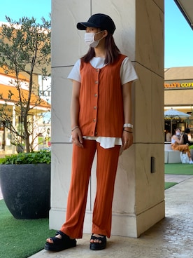 Reinaさん（レディース・155cm）の夏コーディネート