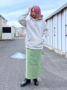 「AVIREX DEPOT」｜Reinaさん（レディース・155cm）の秋コーディネート