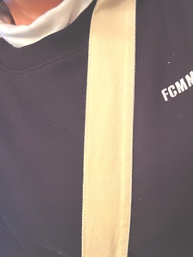 「FCMM（エフシーエムエム）のアイテム（トップス）」を使った、민さん（レディース・156cm）の冬コーディネート