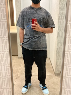 「ARIES(アリーズ)のアイテム」を使った、MASARU TAKAGIさん(メンズ・172cm)の夏コーディネート