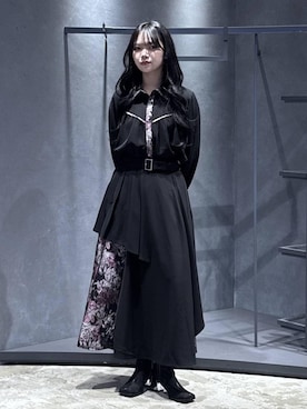 佐藤静香さん（レディース・159cm）の冬コーディネート