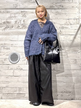 佐藤静香さん（レディース・159cm）の冬コーディネート