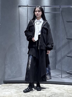 佐藤静香さん(レディース・159cm)の冬コーディネート