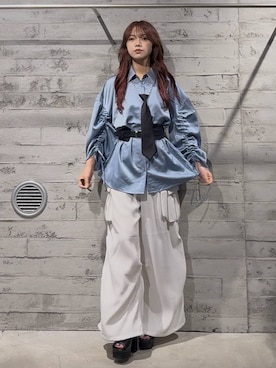「アイテム（フォーマルスーツ/小物）」を使った、佐藤静香さん（レディース・159cm・20代）の夏コーディネート
