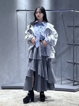 佐藤静香さん(レディース・159cm)の冬コーディネート