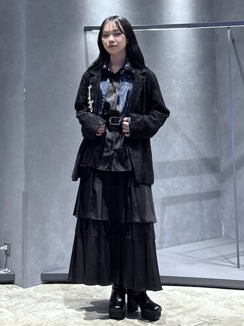 OLUN きりまる　ルーズベーシックモールジャケット　ノベルティ　バレッタ SMILE ORCHID（スマイルオーキッド） ジャケット テーラードジャケット