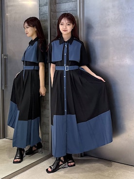 佐藤静香さん（レディース・159cm）の夏コーディネート