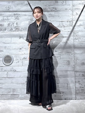 「アイテム（ワンピース/ドレス）」を使った、佐藤静香さん（レディース・159cm・20代）の春コーディネート