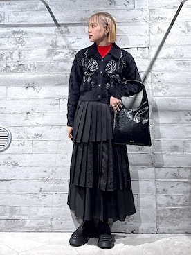 佐藤静香さん（レディース・159cm）の冬コーディネート