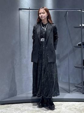 佐藤静香さん（レディース・159cm）の秋コーディネート