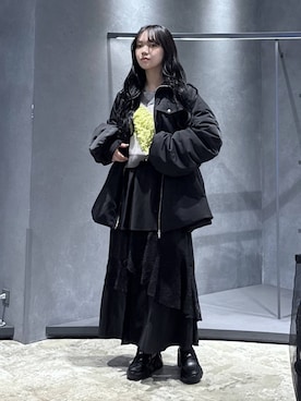 佐藤静香さん(レディース・159cm)の冬コーディネート