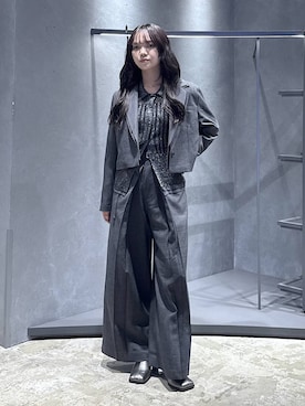 「HARE（ハレ）のアイテム（その他パンツ）」を使った、佐藤静香さん（レディース・159cm・20代）の秋コーディネート