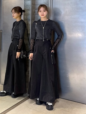 佐藤静香さん（レディース・159cm）の冬コーディネート