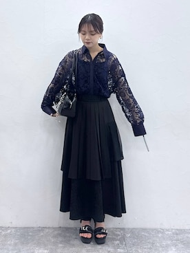 佐藤静香さん（レディース・159cm）の春コーディネート