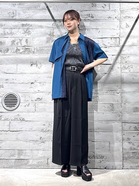 「HARE」｜佐藤静香さん（レディース・159cm）の春コーディネート