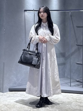 佐藤静香さん(レディース・159cm)の冬コーディネート