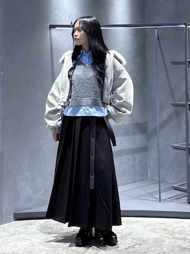 「HARE」｜佐藤静香さん（レディース・159cm）の冬コーディネート