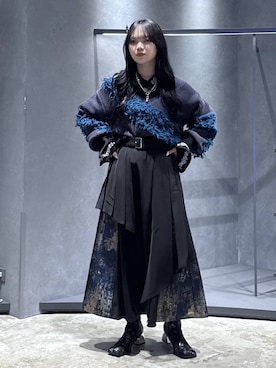 佐藤静香さん(レディース・159cm)の冬コーディネート