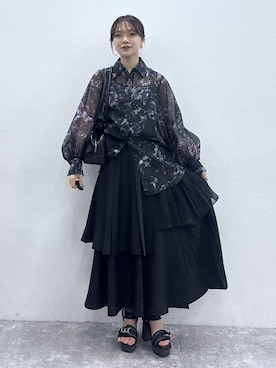 佐藤静香さん（レディース・159cm）の春コーディネート