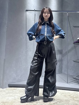 佐藤静香さん(レディース・159cm)の秋コーディネート