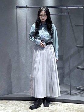 佐藤静香さん（レディース・159cm）の冬コーディネート