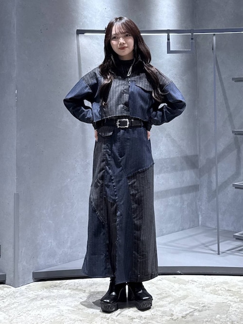 ラメランダムリブニット(HARE)