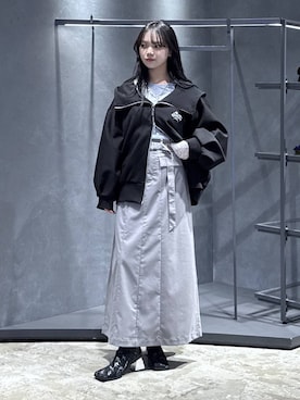 佐藤静香さん（レディース・159cm）の冬コーディネート