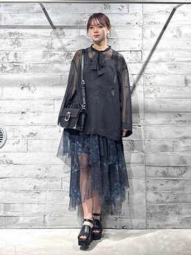 「HARE」｜佐藤静香さん（レディース・159cm）の春コーディネート