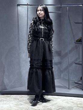 「HARE（ハレ）のアイテム（ワンピース/ドレス）」を使った、佐藤静香さん（レディース・159cm）の冬コーディネート