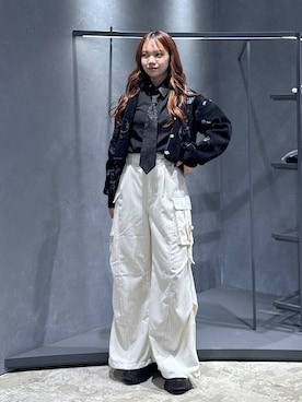 佐藤静香さん（レディース・159cm）の秋コーディネート