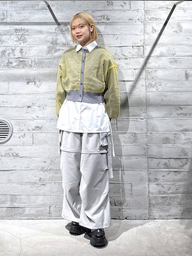 佐藤静香さん（レディース・159cm）の冬コーディネート