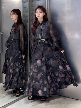 佐藤静香さん(レディース・159cm)の夏コーディネート