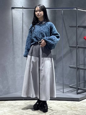 「HARE」｜佐藤静香さん（レディース・159cm）の冬コーディネート