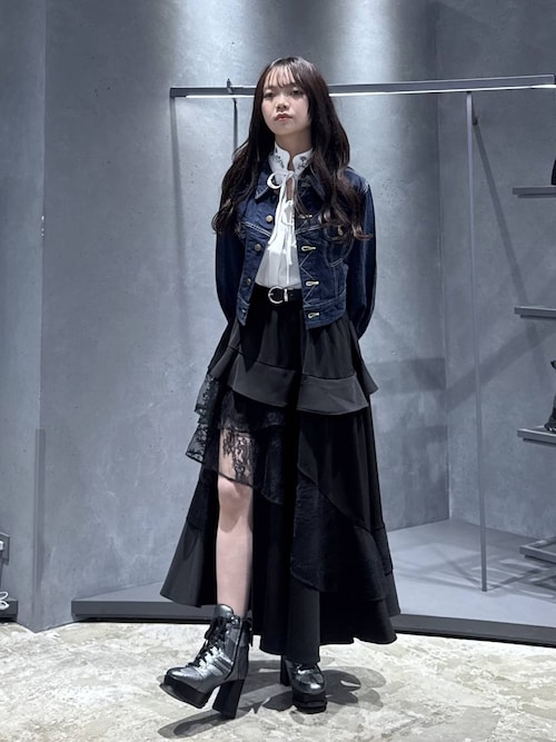 【新品未使用品】HARE 2WAYフラワーシシュウブラウス 2WAYフラワーシシュウブラウス(HARE)（シャツ/ブラウス）｜HARE