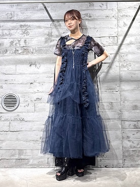 「アイテム（パンツ）」を使った、佐藤静香さん（レディース・159cm・20代）の夏コーディネート