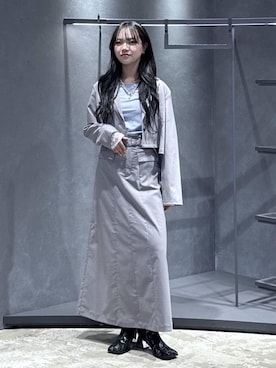 佐藤静香さん（レディース・159cm）の冬コーディネート