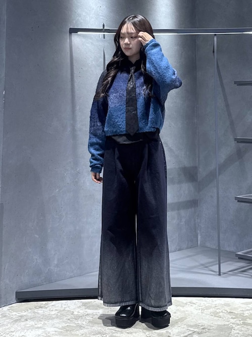 グラデーションハクプリントデニムパンツ(HARE)（デニムパンツ）｜HARE