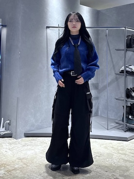 「HARE（ハレ）のアイテム（フォーマルスーツ/小物）」を使った、佐藤静香さん（レディース・159cm）の冬コーディネート