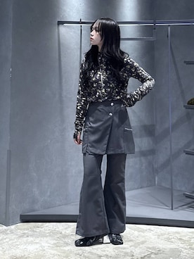 佐藤静香さん（レディース・159cm）の冬コーディネート