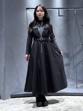 「HARE（ハレ）のアイテム（ワンピース/ドレス）」を使った、佐藤静香さん（レディース・159cm）の秋コーディネート