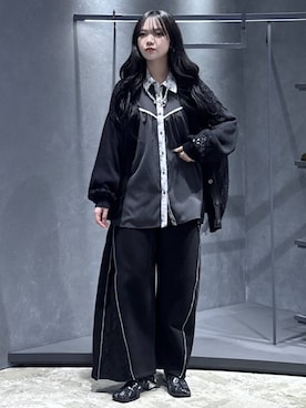 佐藤静香さん（レディース・159cm）の冬コーディネート