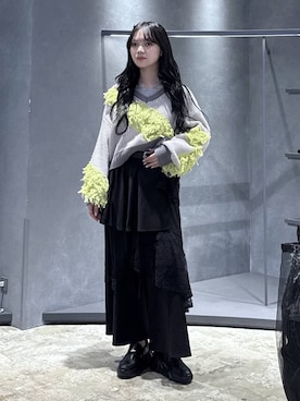 佐藤静香さん(レディース・159cm)の冬コーディネート