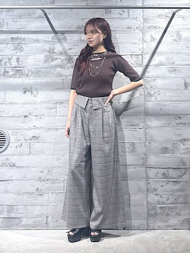 佐藤静香さん（レディース・159cm）の夏コーディネート