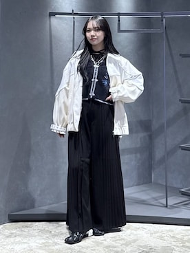 佐藤静香さん（レディース・159cm）の冬コーディネート