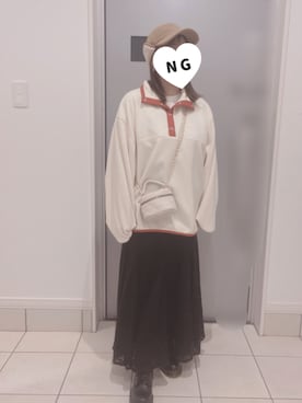 Rさん(レディース・152cm)の冬コーディネート